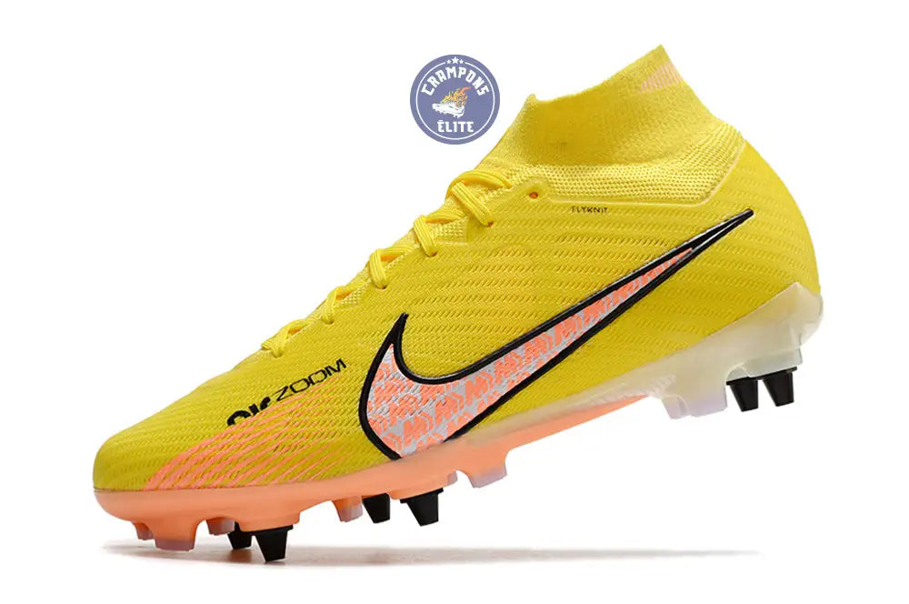 Air Zoom Mercurial Superfly 9 SG-PRO Lucent - Jaune/Crépuscule/Doll – Image 4