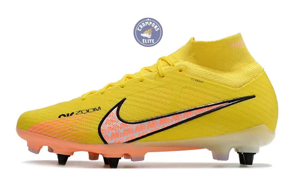 Air Zoom Mercurial Superfly 9 SG-PRO Lucent - Jaune/Crépuscule/Doll – Image 5