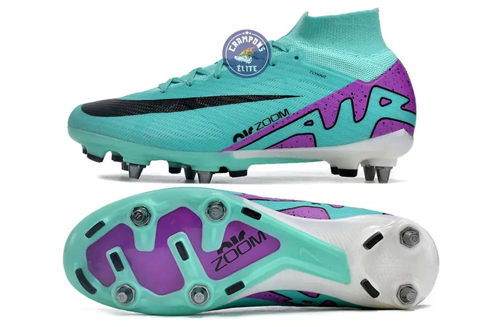 Air Zoom Mercurial Superfly 9 SG-PRO Peak Ready - Turquoise/Rose/Noir/