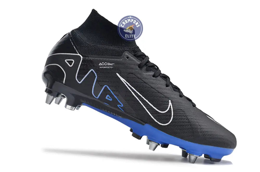 Air Zoom Mercurial Superfly 9 SG-PRO Shadow - Noir/Chrome/Bleu – Image 3