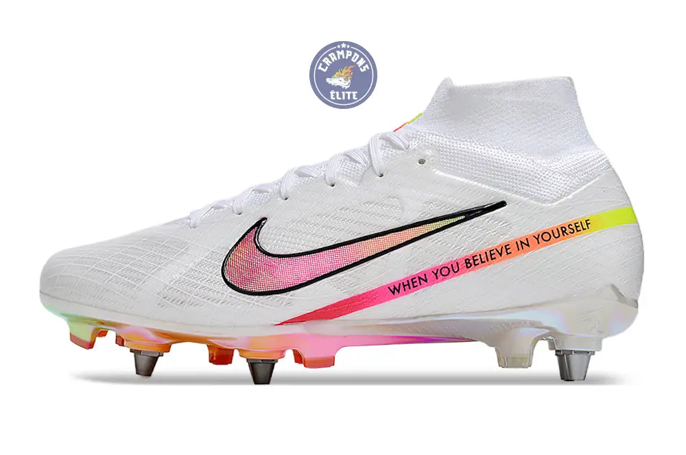 Air Zoom Mercurial Superfly 9 x Rashford SG Blanc/Noir – Image 5