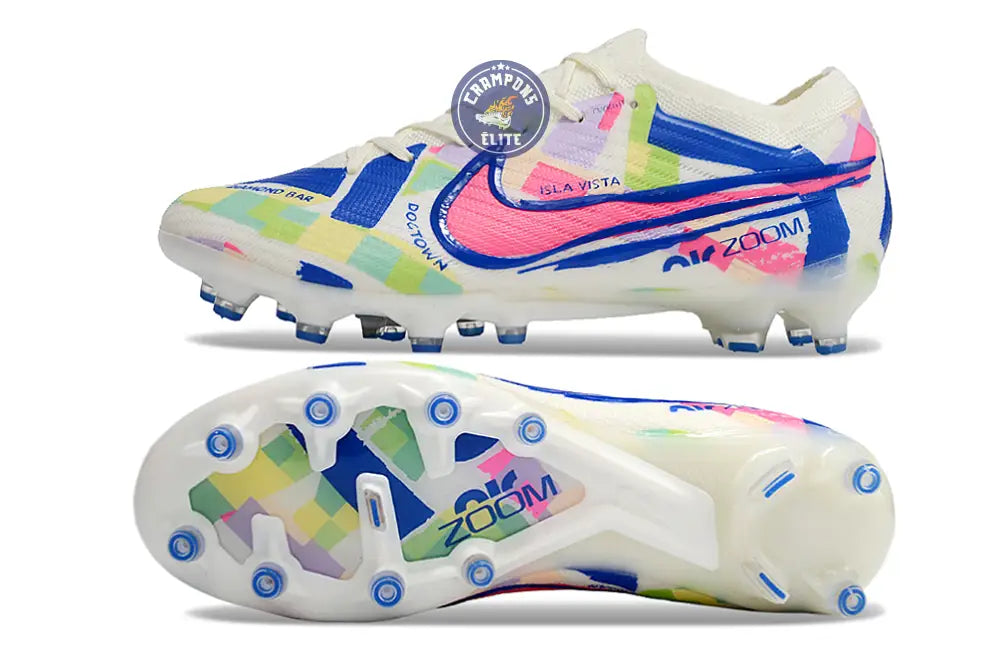 Air Zoom Mercurial Vapor 15 AG - Blanc/Jaune/Bleu/Vert/Rose