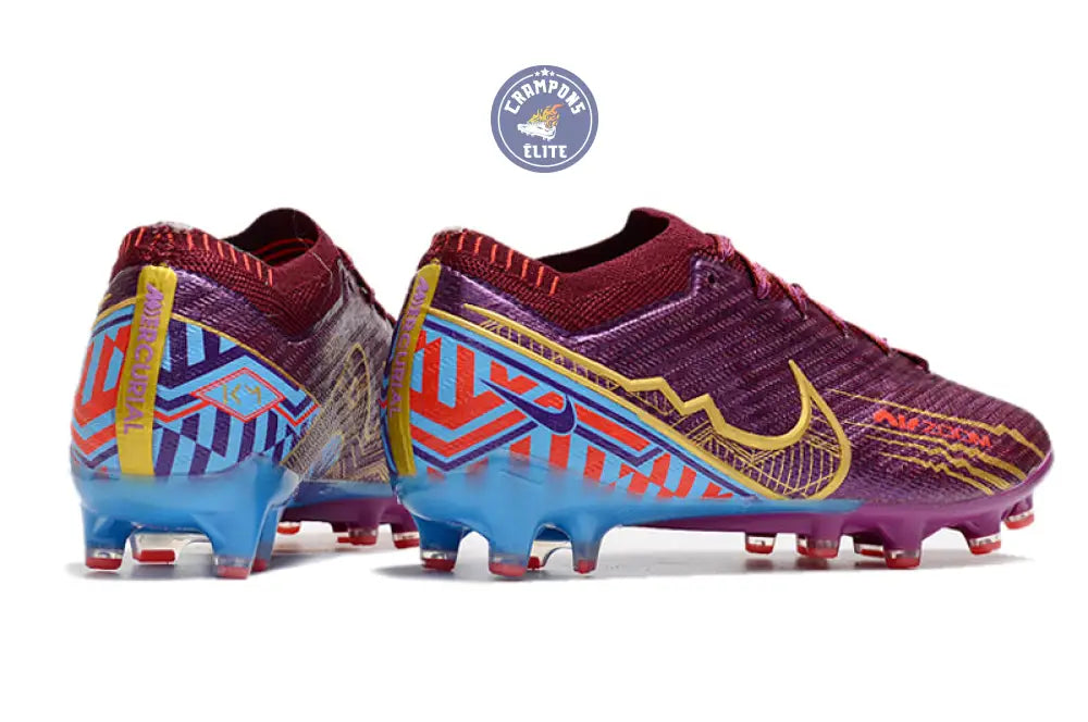 Air Zoom Mercurial Vapor 15 AG Mbappé Personal Edition - Bordeaux/Doré – Image 6