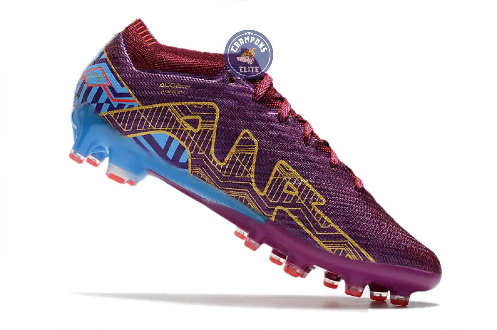 Air Zoom Mercurial Vapor 15 AG Mbappé Personal Edition - Bordeaux/Doré – Image 3