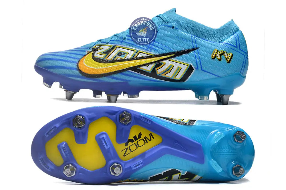 Air Zoom Mercurial Vapor 15 Anticlog SG Mbappé Personal Edition - Bleu