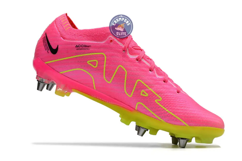 Air Zoom Mercurial Vapor 15 SG-PRO Luminous - Rose/Jaune Fluo/Gris – Image 3