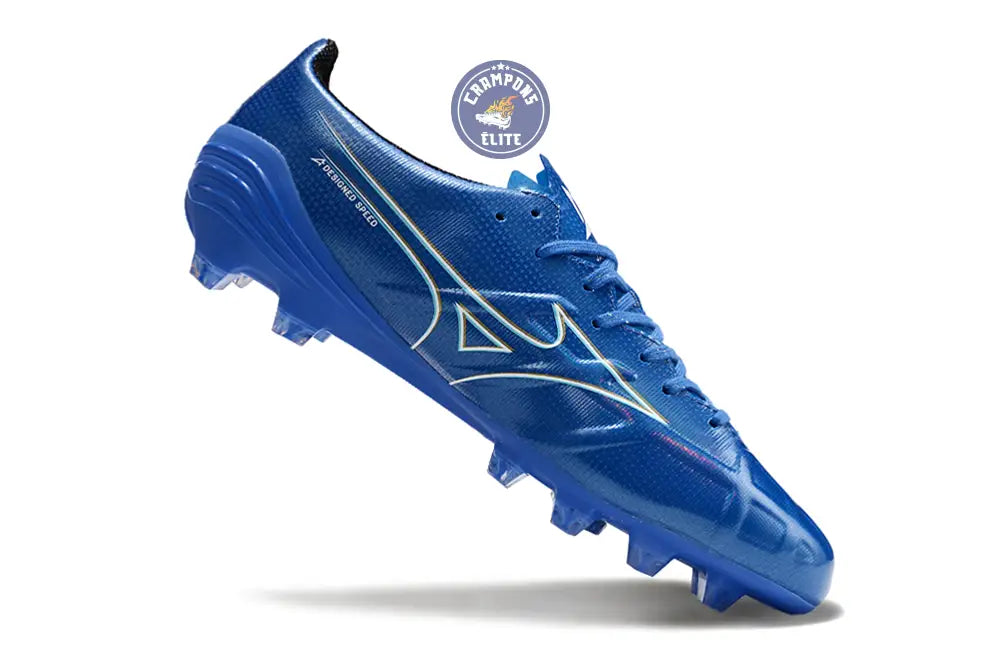 Alpha Elite FG/AG Mugen - Bleu/Blanc/Doré – Image 3