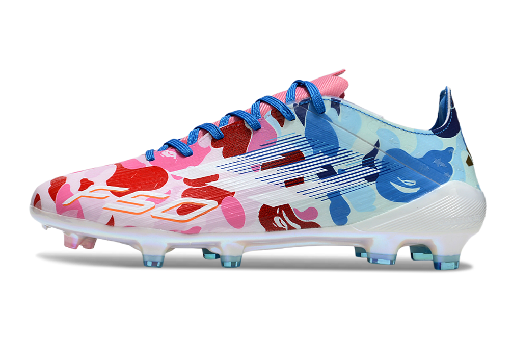 F50 x Bape Languette FG - Rose/Bleu – Image 4