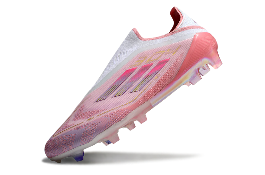 F50 Lamine Yamal Laceless FG - Rose/Blanc – Image 4