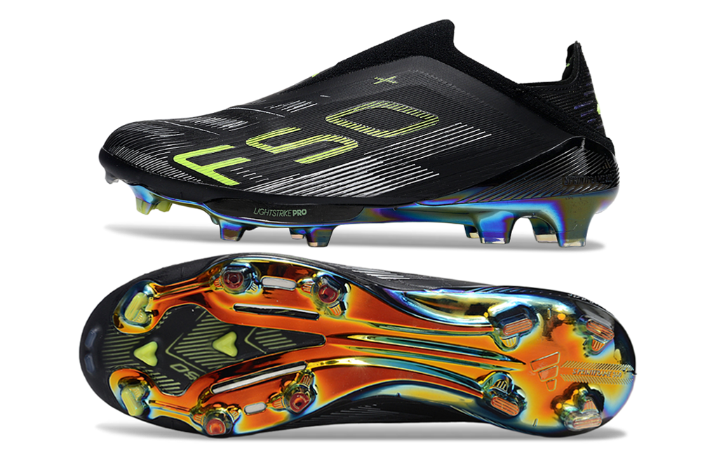 F50+ Elite Laceless FG - Noir – Image 2