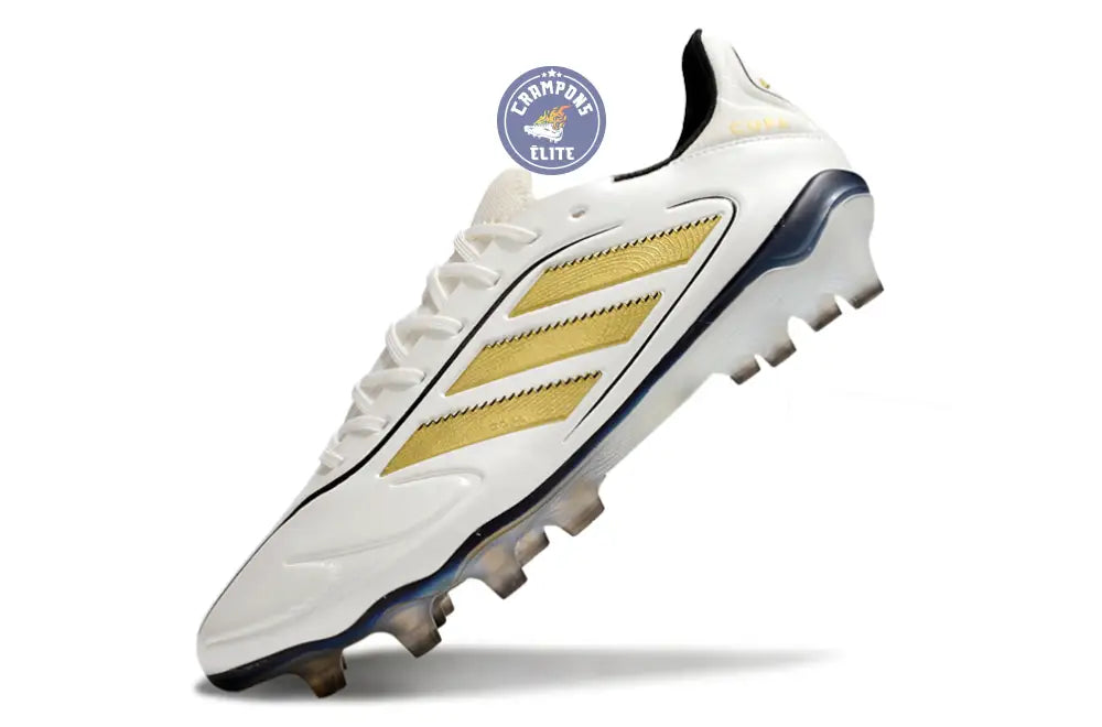 Copa Pure 3 Elite FG Luxe Control Teaser - Blanc/Matte Gold/Noir ÉDITI – Image 4