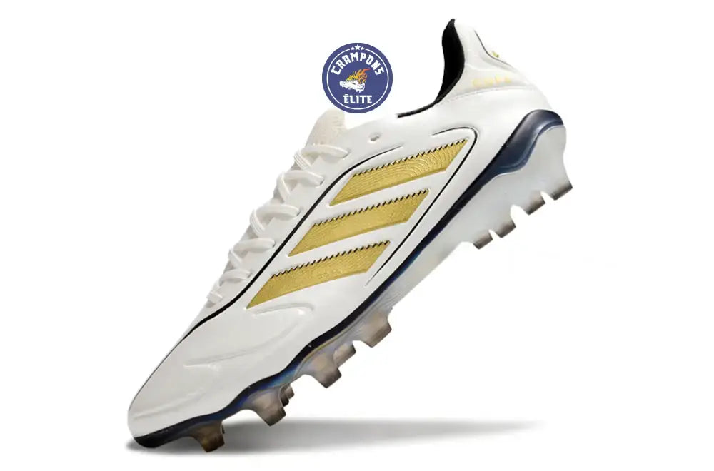 Copa Pure 3 Elite FG Luxe Control Teaser - Blanc/Matte Gold/Noir ÉDITI – Image 7
