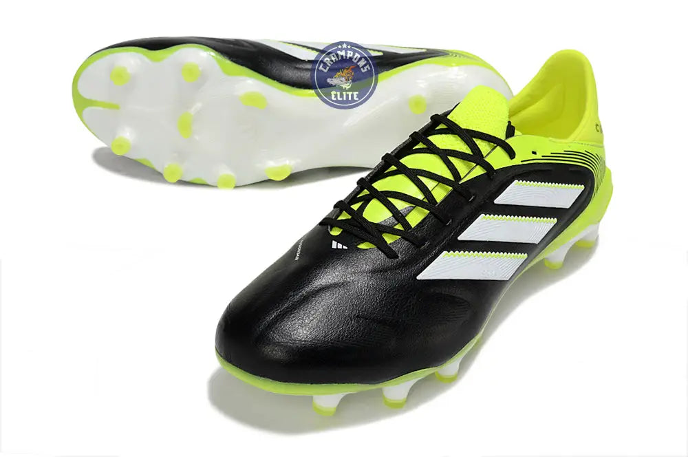 Copa Pure 3 Elite FG - Noir/Jaune Fluo/Blanc – Image 2