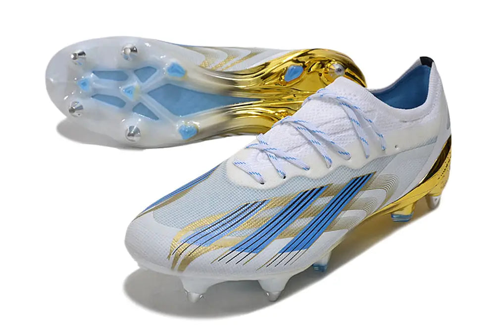 Crazyfast Messi .1 SG Las Estrellas - Blanc/Bleu/Doré ÉDITION LIMITÉE – Image 3