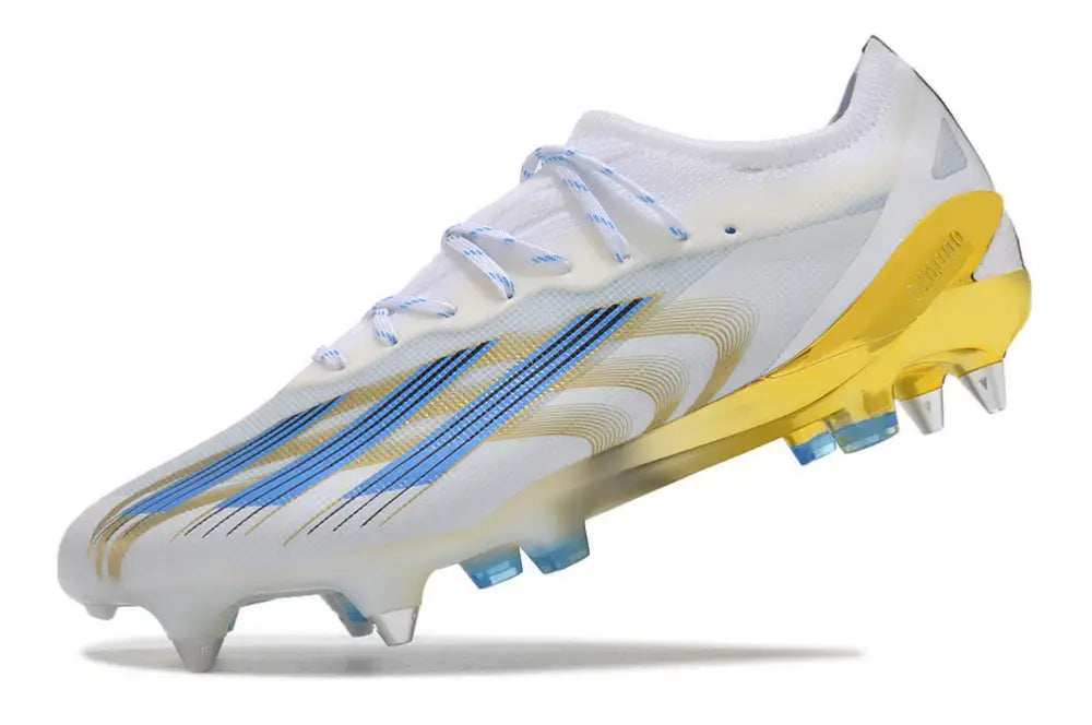 Crazyfast Messi .1 SG Las Estrellas - Blanc/Bleu/Doré ÉDITION LIMITÉE – Image 4