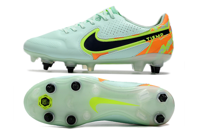 Tiempo Legend 9 SG Barely - Vert/Noirened Bleu/Orange – Image 4