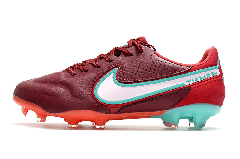 Tiempo 9 Elite FG Bordeaux/Blanc/Turquoise – Image 3