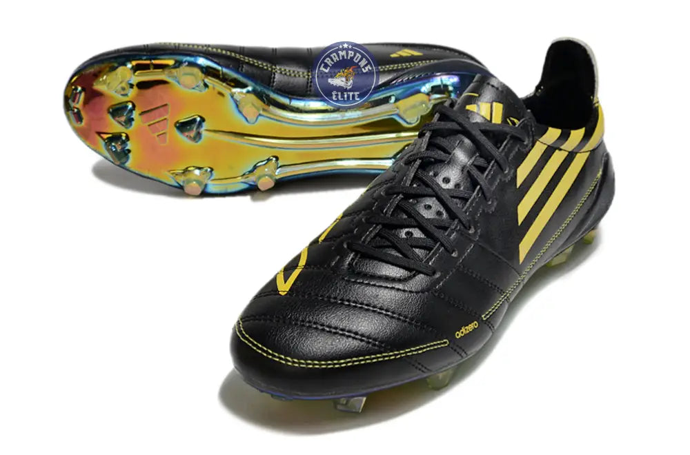 F50 ELITE ADIZERO 2010 FG REMAKE - NOIR/JAUNE ÉDITION LIMITÉE – Image 2