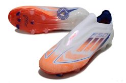 Alternative view of F50 Elite Laceless FG - Blanc/Orange/Bleu