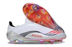 F50 Elite Laceless FG - Messi Prestig10 - Blanc/Noir/Rouge