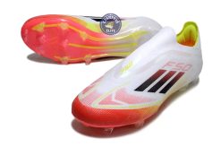Alternative view of F50 Elite Laceless FG Pure Victory - Blanc/Lucid Red/Jaune