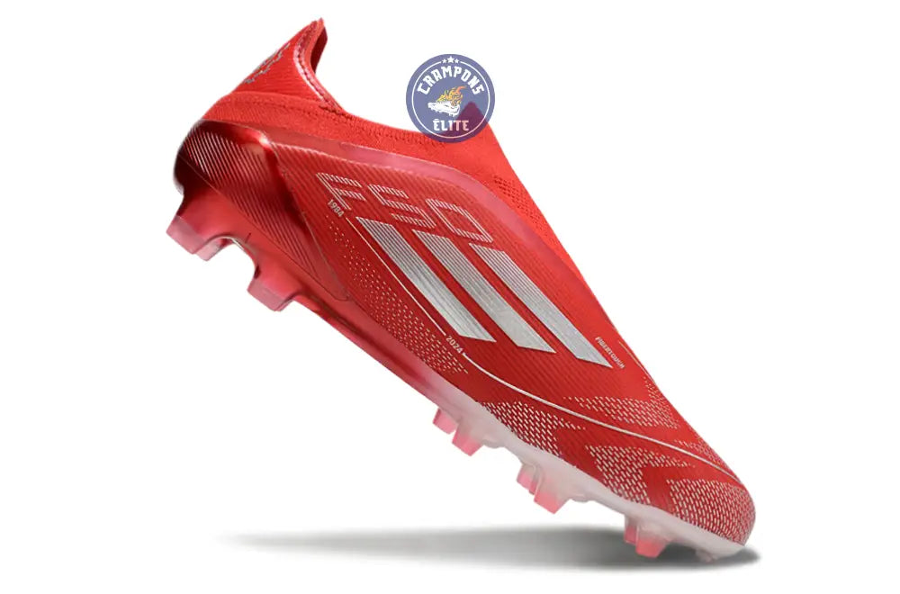 F50 Elite Laceless FG Soccer.com 40th Anniversary Pack Rouge/Argent – Image 6