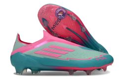 F50 Elite Laceless La Vida Tropical FG - Bleu/Bleu Turquoise/Rose