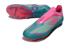 Alternative view of F50 Elite Laceless La Vida Tropical FG - Bleu/Bleu Turquoise/Rose