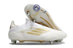 F50 Elite Laceless SG - Blanc/Doré