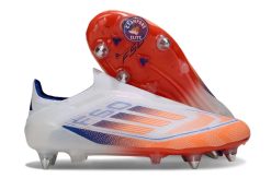 F50 Elite Laceless SG - Blanc/Orange/Bleu