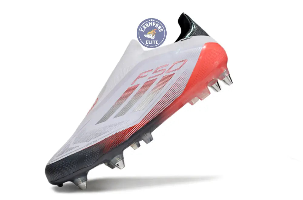 F50 Elite Laceless SG - Blanc/Rouge/Noir – Image 4
