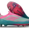 F50 Elite Laceless SG - Bleu Turquoise/Bleu/Rose
