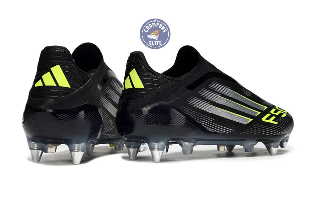 F50 Elite Laceless SG - Electric Stealth - Noir/Argenté/Jaune Fluo – Image 6