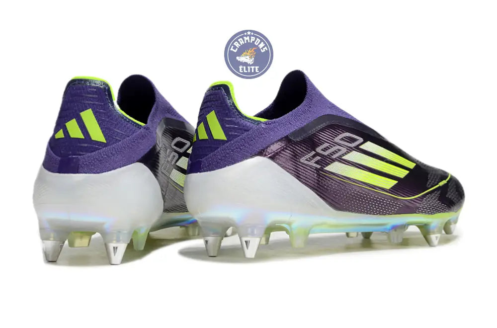 F50 Elite Laceless SG Fast Reborn - Violet/Blanc/Lucid Lemon ÉDITION L – Image 6