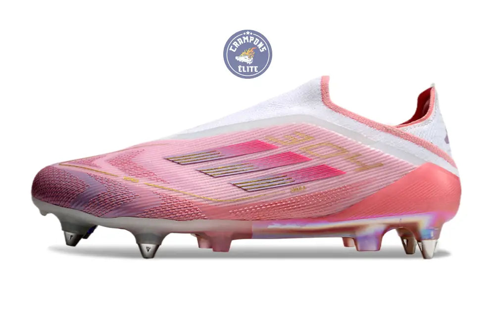 F50 Elite Laceless SG Lamine Yamal 304 - Rose clair/Purple Glow/Lite P – Image 5