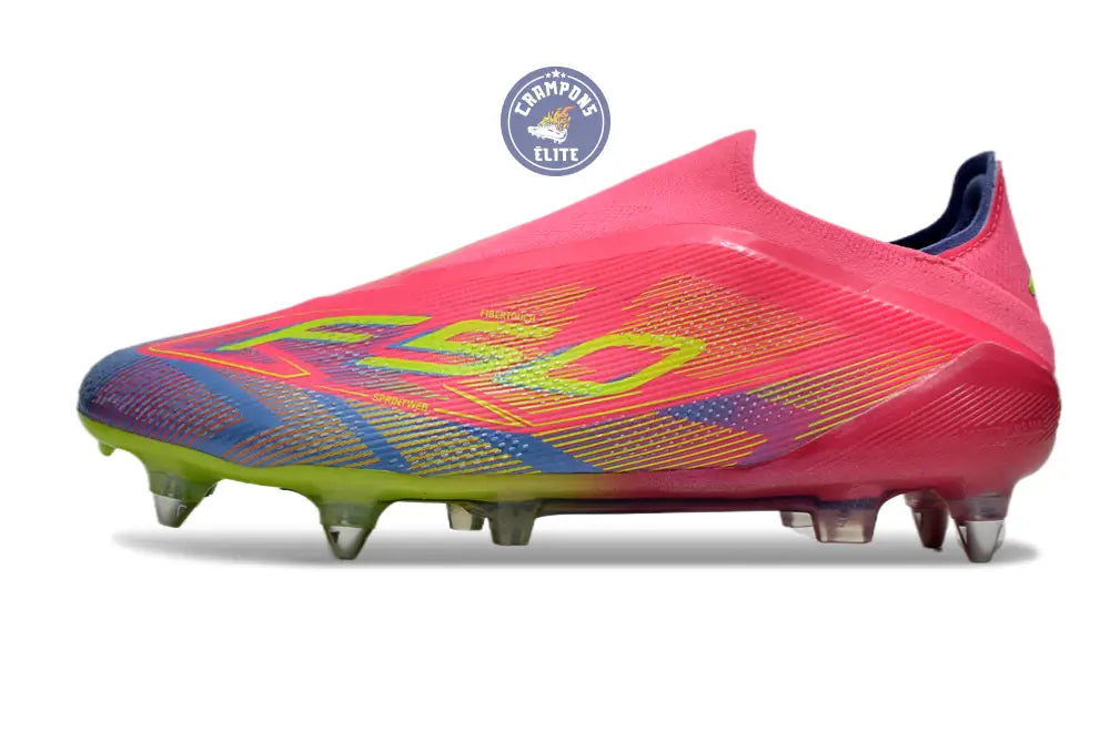 F50 Elite Laceless SG Mystic Victory - Rose/Vert/Blue Fusion – Image 5