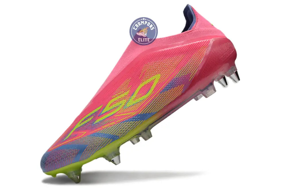 F50 Elite Laceless SG Mystic Victory - Rose/Vert/Blue Fusion – Image 4