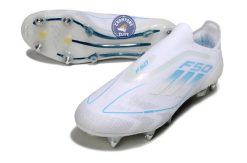 Alternative view of F50 Elite Laceless SG Polar Victory - Blanc/Argenté/Bleu