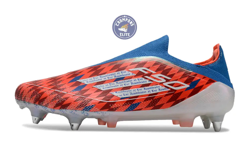 F50 Elite Laceless SG Thomas Müller Raumdeuter - Rouge/Blanc/Bleu ÉDIT – Image 5