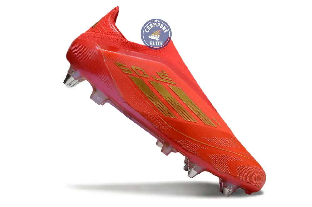 F50 Elite Laceless SG Two Horizons - Rouge/Doré/Rouge ÉDITION LIMITÉE – Image 3