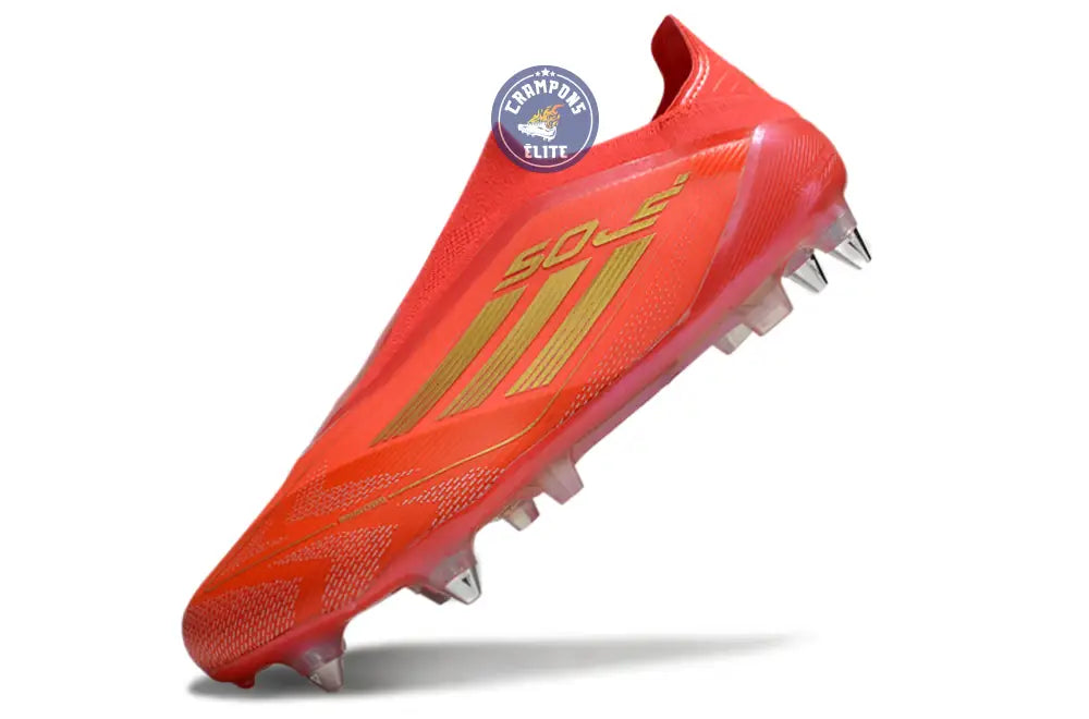 F50 Elite Laceless SG Two Horizons - Rouge/Doré/Rouge ÉDITION LIMITÉE – Image 4
