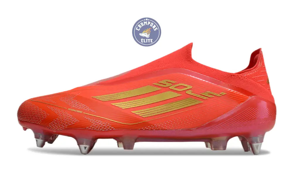 F50 Elite Laceless SG Two Horizons - Rouge/Doré/Rouge ÉDITION LIMITÉE – Image 5
