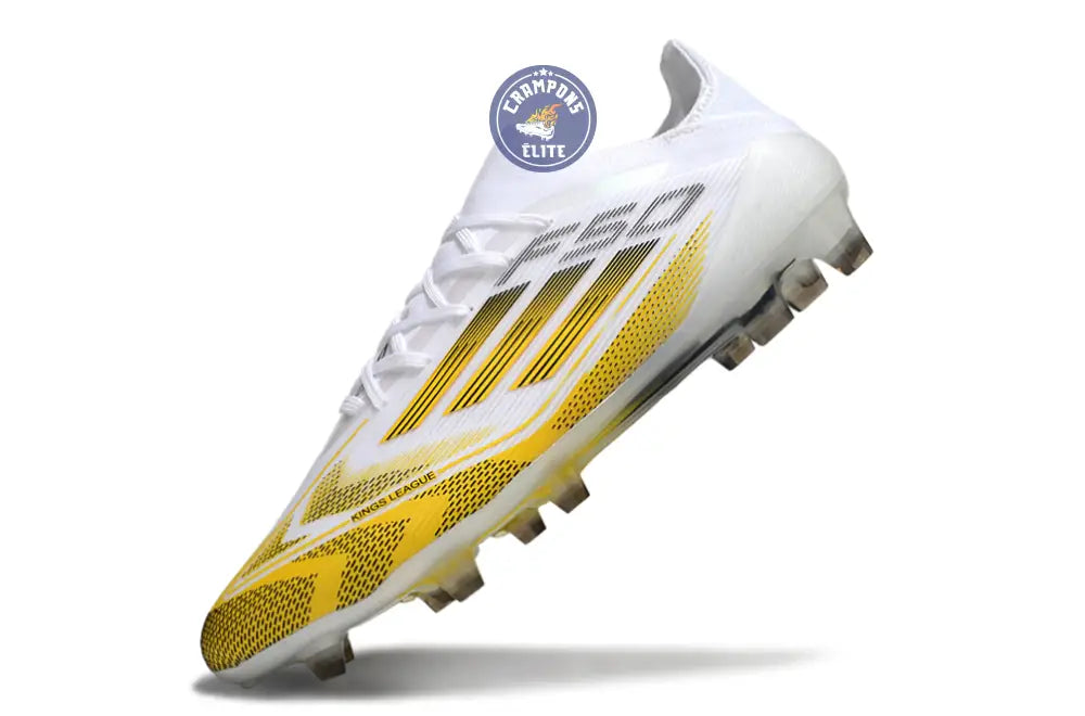 F50 Elite Lacets FG - Blanc/Jaune/Noir – Image 4