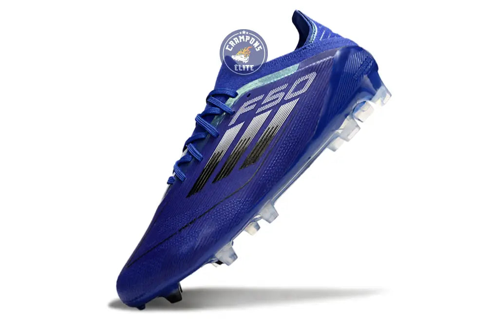 F50 Elite Lacets FG - Bleu/Noir/Argenté – Image 4