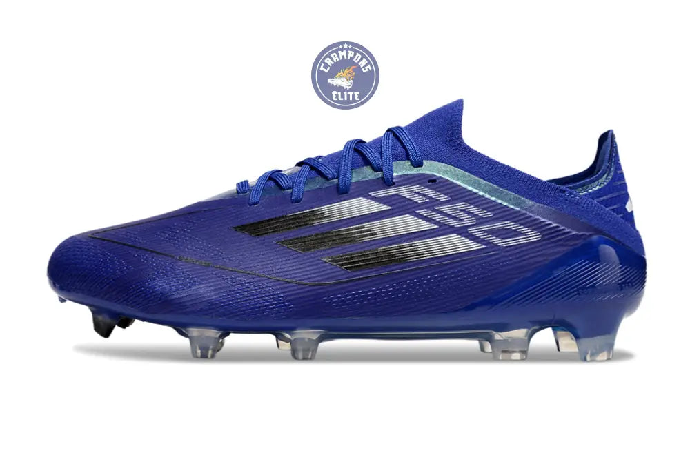 F50 Elite Lacets FG - Bleu/Noir/Argenté – Image 5