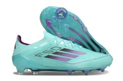 F50 Elite Lacets FG - Bleu Turquoise/Violet