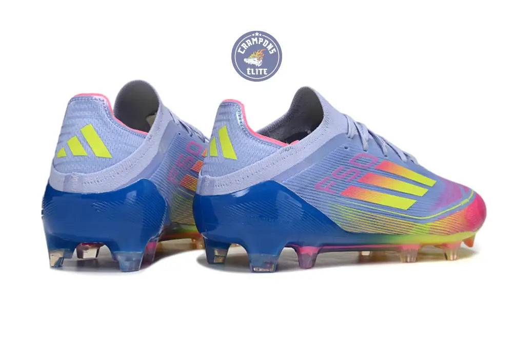 F50 Elite Lacets FG - Blue Fusion/Vert/Rose – Image 6