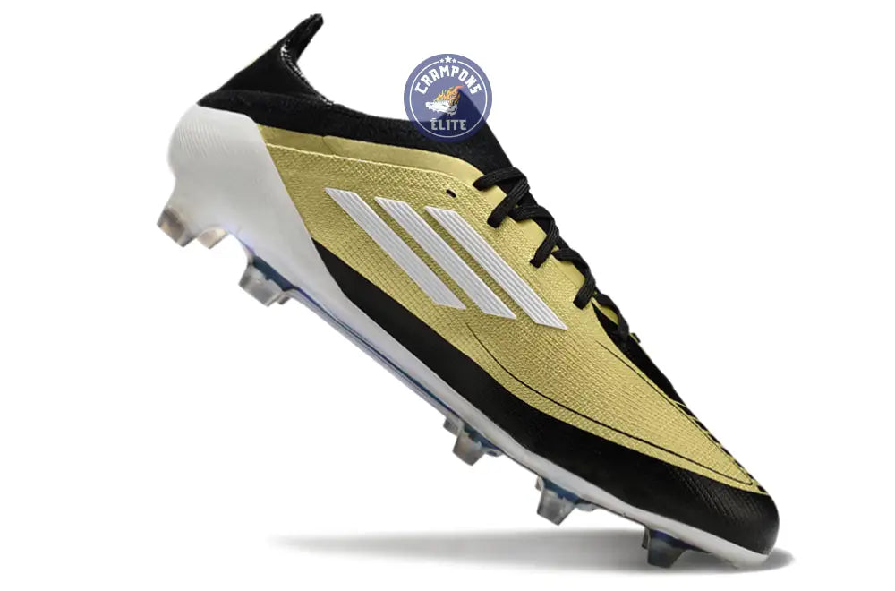 F50 Elite Lacets FG - Doré/Blanc/Noir – Image 3