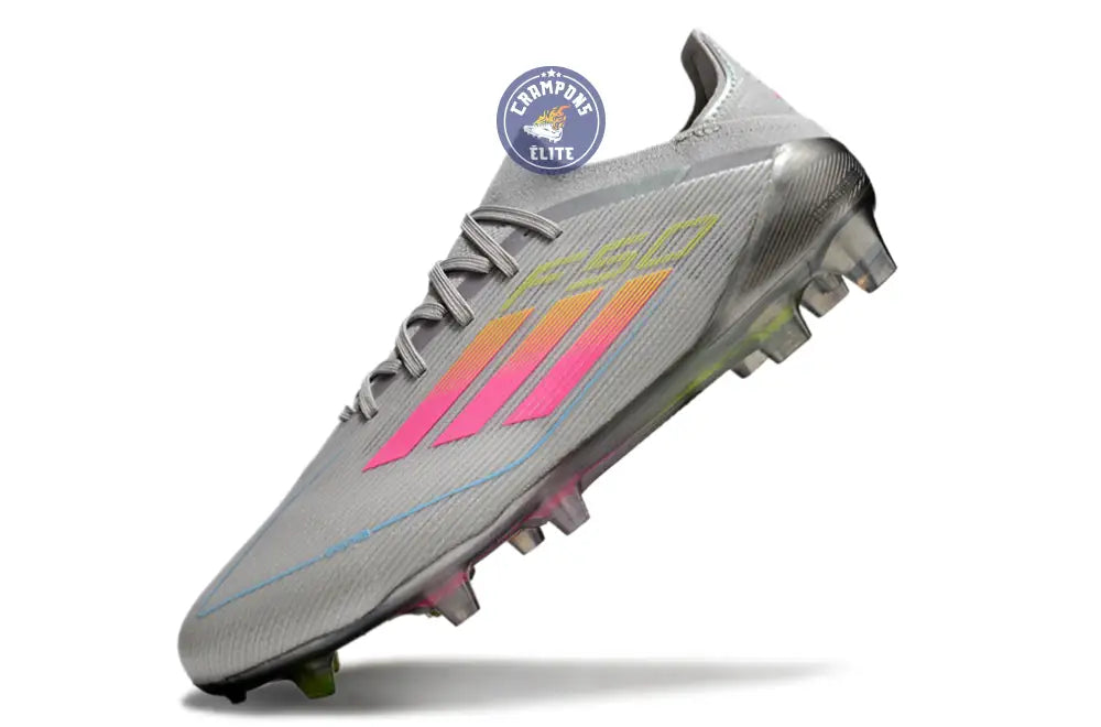 F50 Elite Lacets FG - Gris/Noir/Multicolor – Image 4