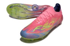 Alternative view of F50 Elite Lacets FG Mystic Victory - Rose/Vert/Blue Fusion